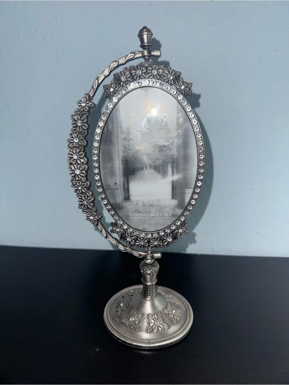 Vintage/Antique Ornate Tabletop Vanity Mirror 10